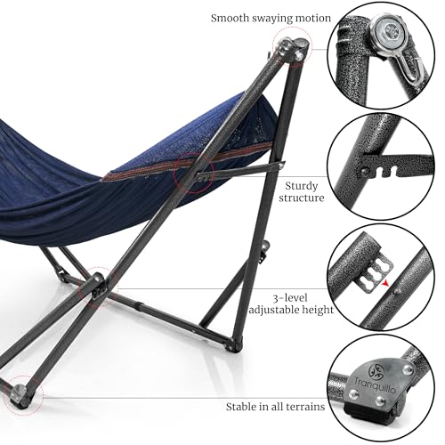 Universal Double Hammock with Stand Included for 2 Persons