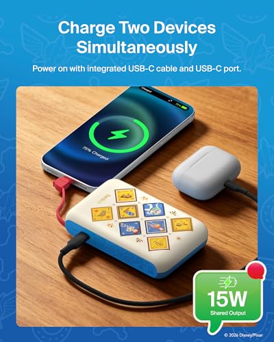 Disney Toy Story 5 10000mAh 20W USB C Power Bank