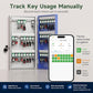 48 Key Lock Box Smart Key Organier Cabinet with Keypad & App for Office (48 Count)
