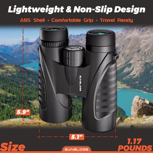 12x42 HD Binoculars for Adults
