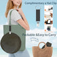 Womens Sun Hats Wide Brim Reversible Bucket Cotton Hat Packable Summer Travel Cap with Hat Clip
