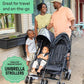 3Dlite Folding Lightweight Side by Side Double Stroller with 5