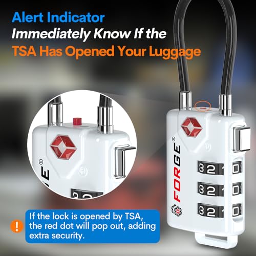 TSA Approved Cable Luggage Locks