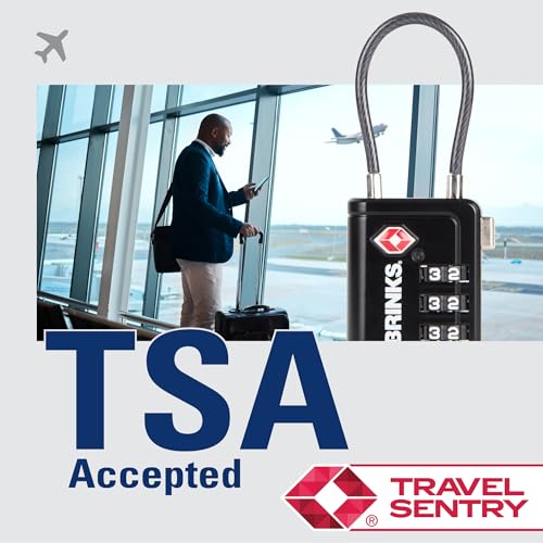 TSA Accepted Indicator Luggage Lock (4 Count)