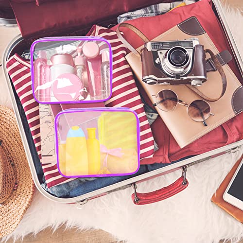 6 Packs Clear Makeup Bags