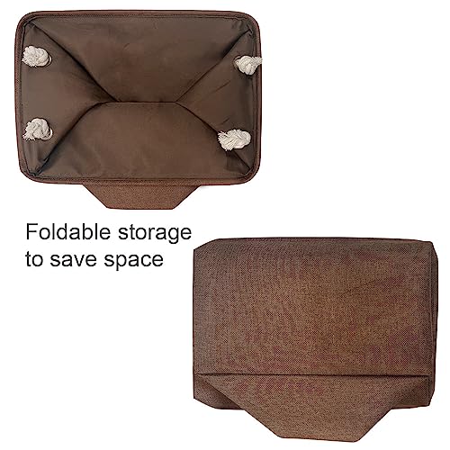 WarmHome Fabric Storage Bin Shelf Basket for Home (3 Count)
