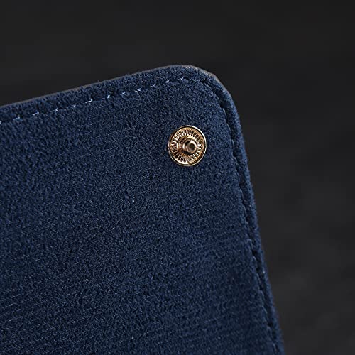 Genuine Napa Leather Watch Roll Travel Case for 3 Watches