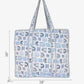 100% Cotton Quilted Tote Bag For Women