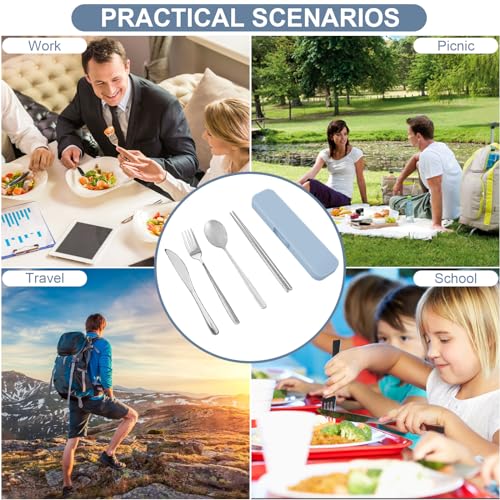 5 Pcs Travel Utensils Set (5 Count)