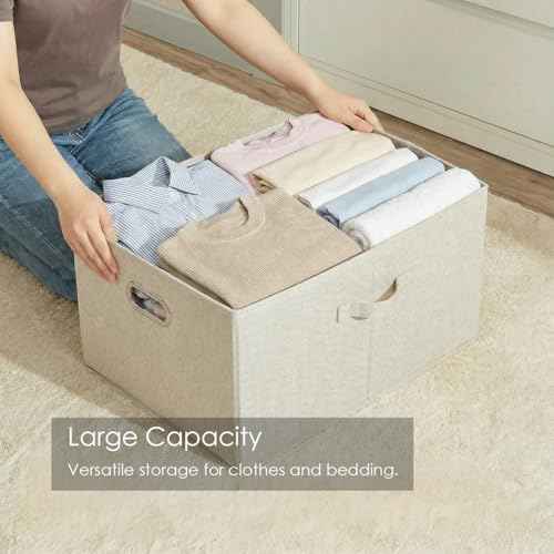 Storage Bins with Lids [3 (3 Count)
