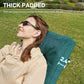 Folding Camping Recliner Chair Fully Padded with Adjustable High Back Support Portable for Adults Patio Reclining Chair Green
