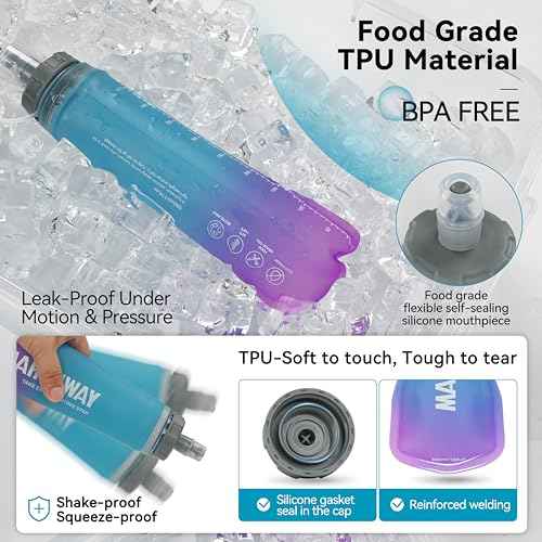 Soft Hydration Flask with Wide Mouth (2 Count)