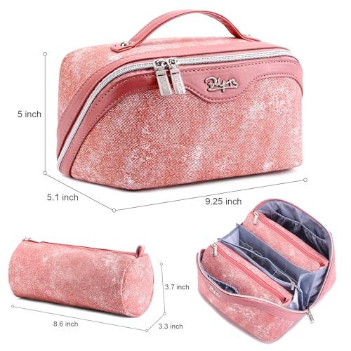 Travel Makeup Bag Cosmetic Bags for Women (3 Count)