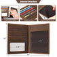 Leather Passport Holder RFID Blocking Passport Travel Wallet Cover Case for Men Women Brown JC17