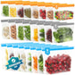 Dishwasher Safe Reusable Storage Bags Stand Up (24 Count)