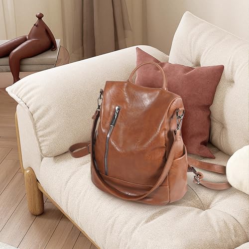 Women Backpack Purse PU Leather Anti