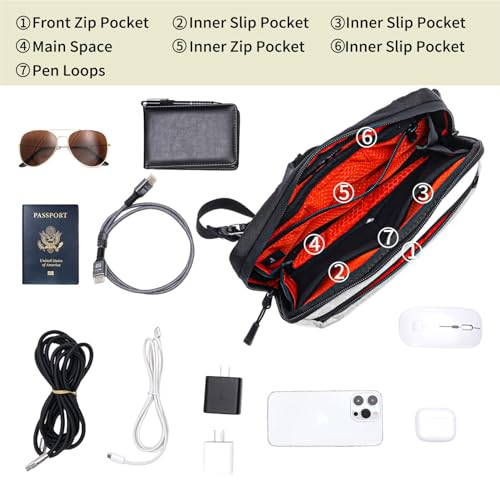 Electronics Organizer Tech Travel Pouch