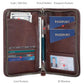 Polare Leather Passport Holder Travel Document Organizer Ticket Holder Case