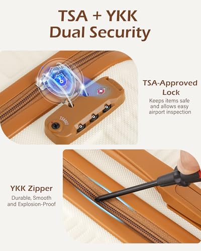 Luggage Sets with Spinner Wheels (3 Count)