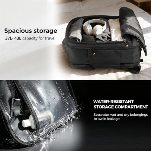 Design Travel Laptop Backpack 43l with USB Charging Port