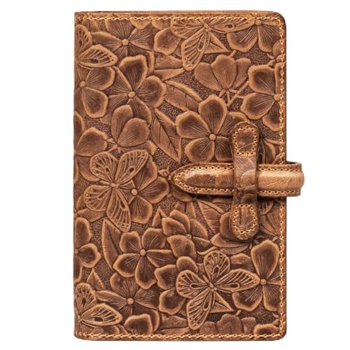 Genuine Leather Passport Holder for Women Men