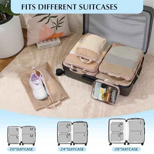 Compression Packing Cubes for Travel (6.99 Count)
