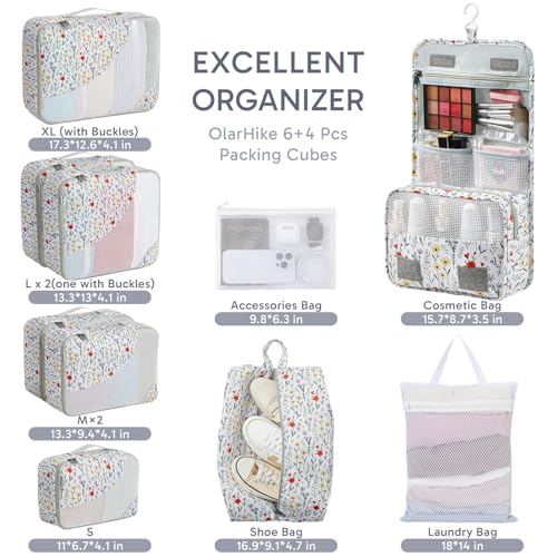 10 Set Packing Cubes for Travel (10 Count)