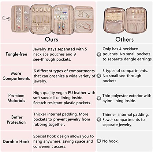 Travel Jewelry Organizer Case