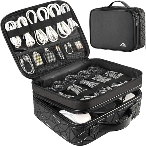 Cord Organizer Case with Adjustable Divider