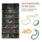 Travel Jewelry Roll Bag Portable Organizer Pouch With Grids&PVC Cover Storage Bags for Necklace
