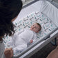 Stretch Fitted Bassinet Sheet Set BROLEX 2 Pack Cradle Sheets for Bassinet Pad (2 Count)