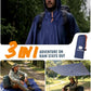 Hooded Rain Poncho for Adult Waterproof Lightweight Raincoat