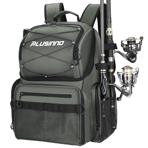 Fishing Backpack with Rod Holders 45L Large Water