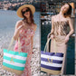 Initial Personalized Beach Bag for Women