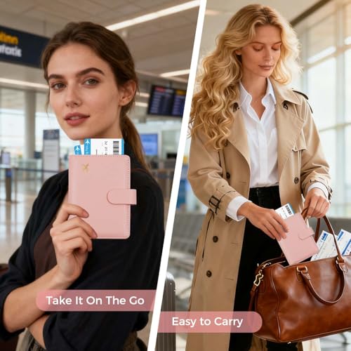 Premium Leather Passport Holder Covers Case