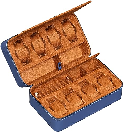 8 Watch Travel Case Storage Organizer for 8 Watches
