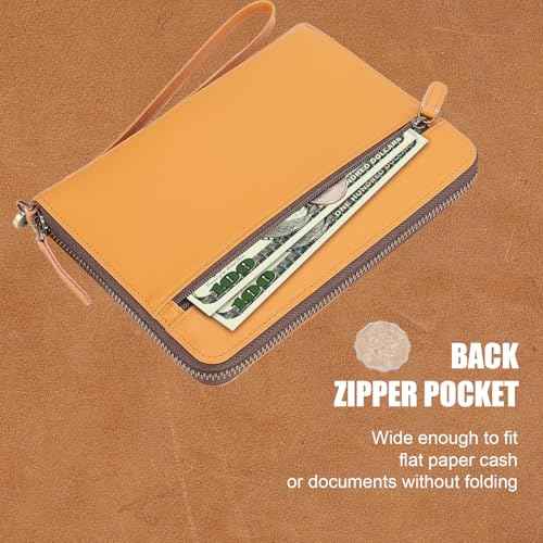 Lorenzo Full Grain Leather Family Passport Wallet for 4