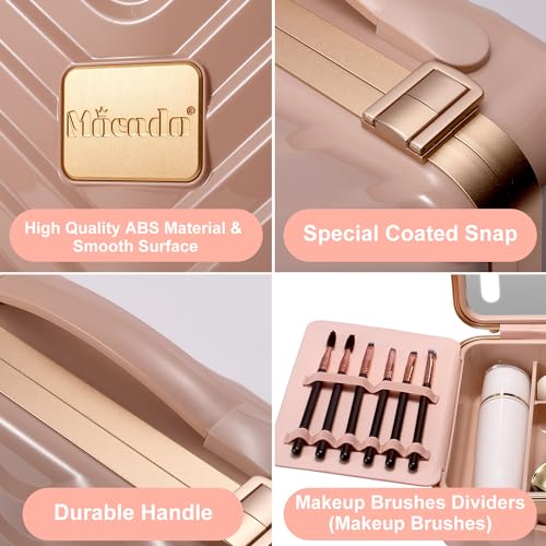 Travel Makeup Case with Mirror