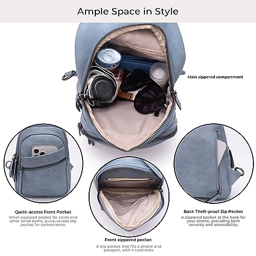 Large Sling Bag for Women Crossbody Purse Leather Fashionable Trendy Chest Bag for Travel