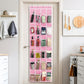 24 Pockets Clear Over the Door Shoe Organizer