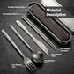 100% Pure Titanium Travel Cutlery Set (5 Count)