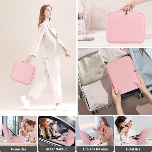 Makeup Case with Mirror and Lights