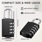 40 Pcs 4 Digit Combination Locks Small Combo Number Locks Bulk (40 Count)