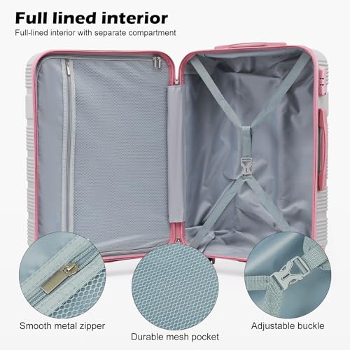 Luggage Sets with Spinner Wheels (6 Count)