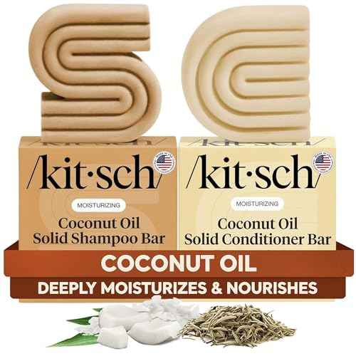 Coconut Oil Shampoo and Conditioner Set (5.9 Ounce)
