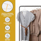 Premium Velvet Hangers 50 Pack Ultra Thin Non Slip Adult Felt Space Saving Slim Suit Hanger for Closet Heavy Duty Coat Pants Jackets Dress Hangers 360° Swivel Hook Hold Upto 10 lbs White (50 Count)