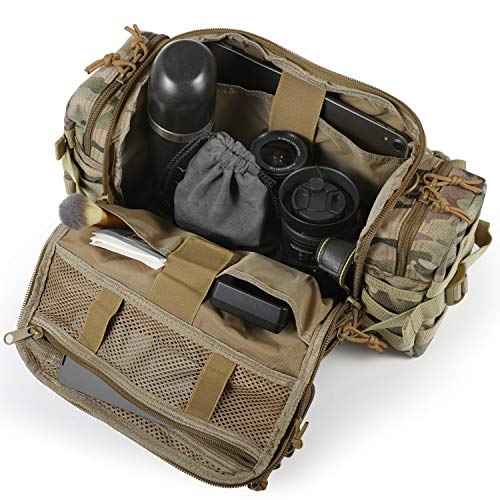 Tactical Range Bag Outdoor Sling Backpack Hiking Fanny Waist Pack