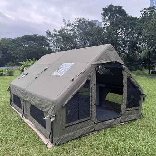 Large Luxury Inflatable Canvas Tent for Camping