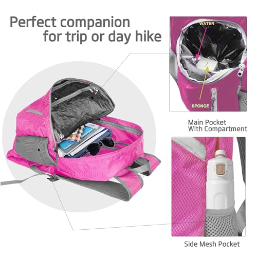 35L Foldable Waterproof Backpack For Outdoor Sports With Inside Wet Clothes Compartment Packable For Multiple Uses Ultra Lightweight Ideal For Hiking Men And Women Travel