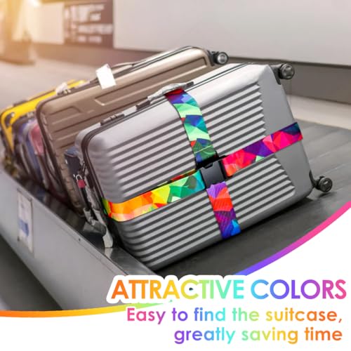 Luggage Straps for Suitcases Adjustable Travel Belt